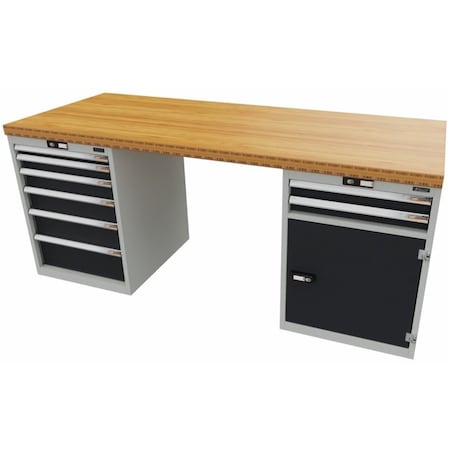 Garant Workstation, 78.74 in W, 33.46 in Height, 2200 lbs U92000 CABINET